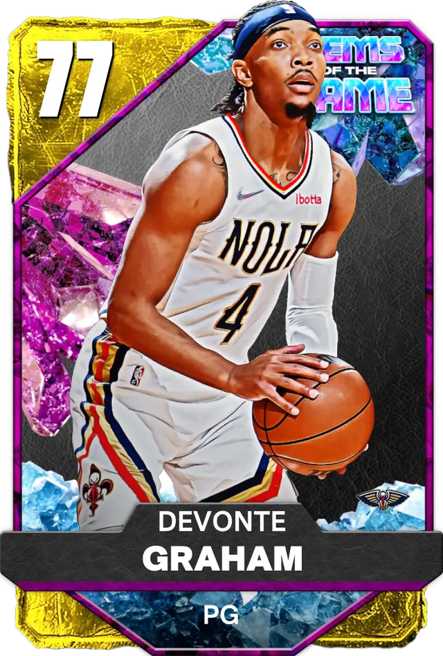 (GOLD) Devonte Graham (77 OVR)