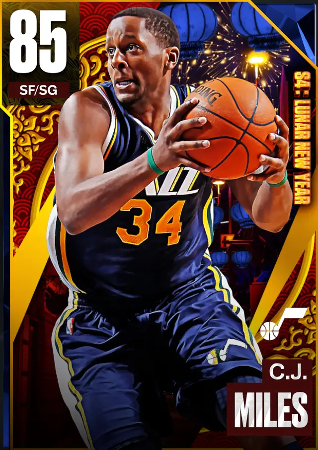 (SAPPHIRE) C.J. Miles (85 OVR)