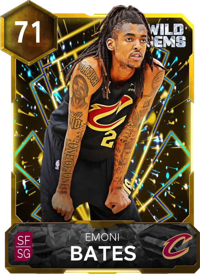 71 Emoni Bates | Gold Wild Gems