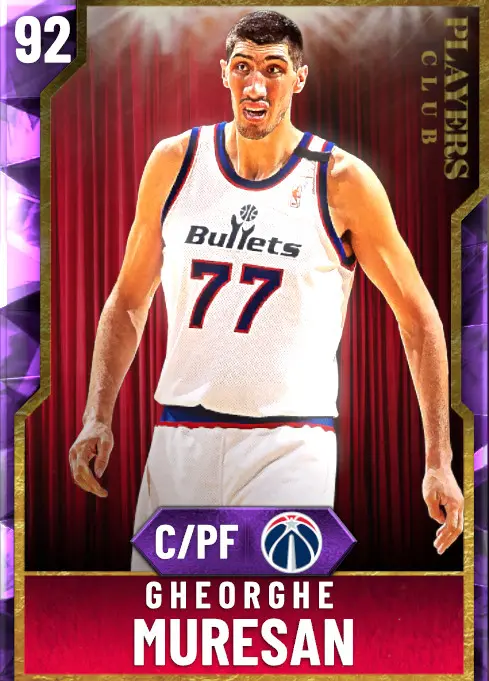 (AMETHYST) Gheorghe Muresan (92 OVR)