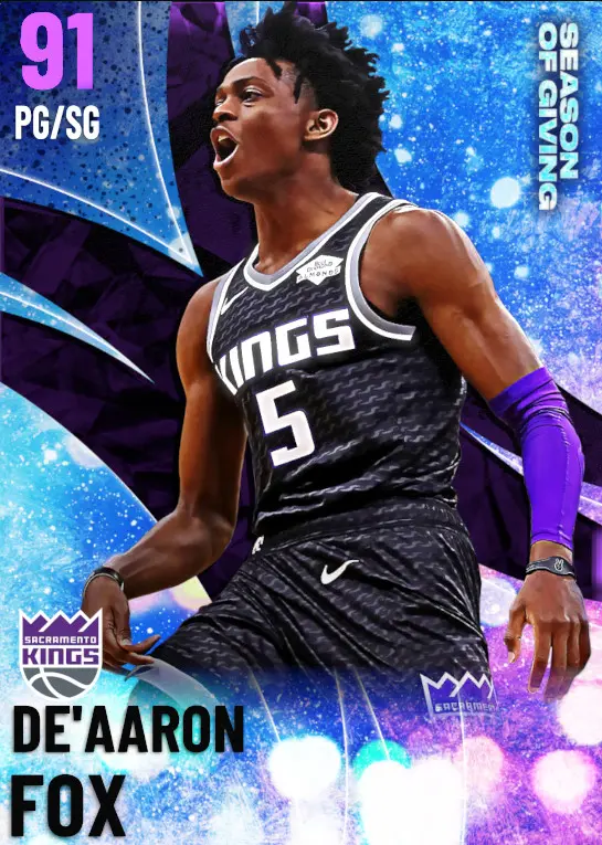 (AMETHYST) De'Aaron Fox (91 OVR)