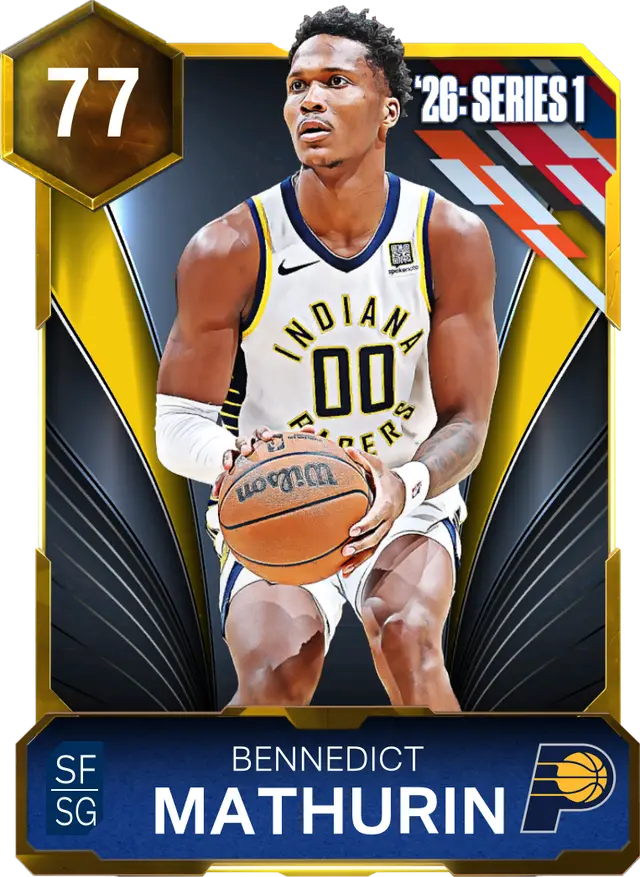 (GOLD) Bennedict Mathurin (77 OVR)