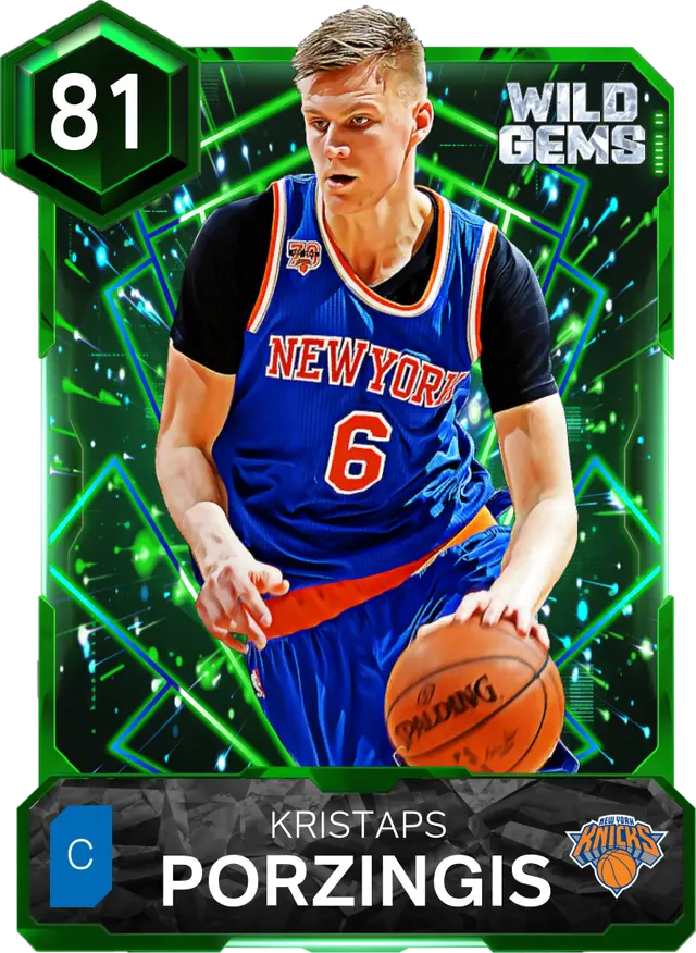 (EMERALD) Kristaps Porzingis (81 OVR)
