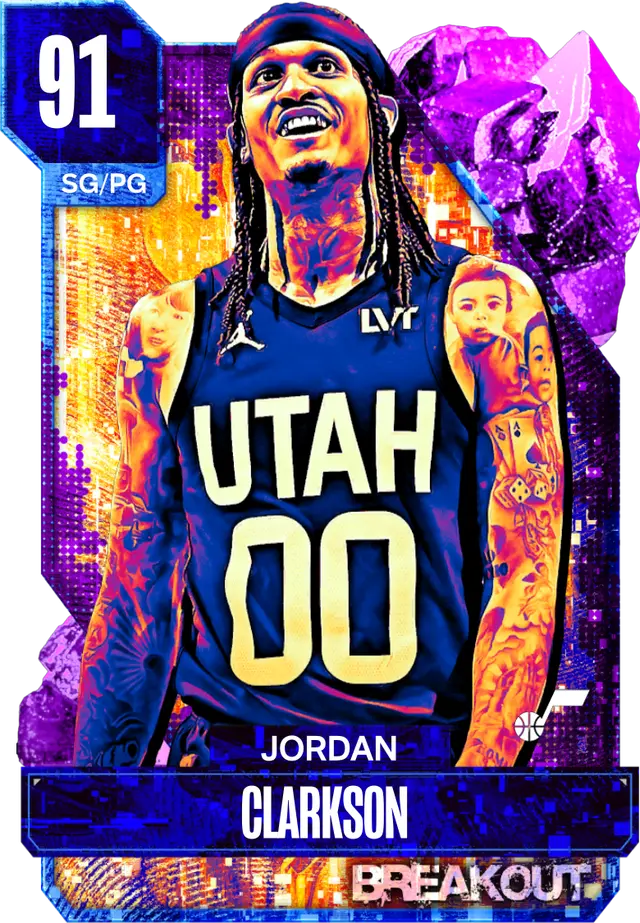 (AMETHYST) Jordan Clarkson (91 OVR)