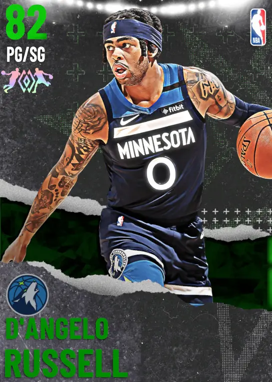 (EMERALD) D'Angelo Russell (82 OVR)