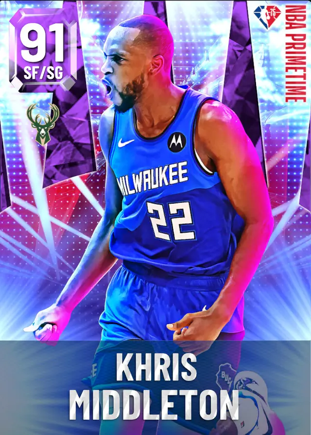 (AMETHYST) Khris Middleton (91 OVR)