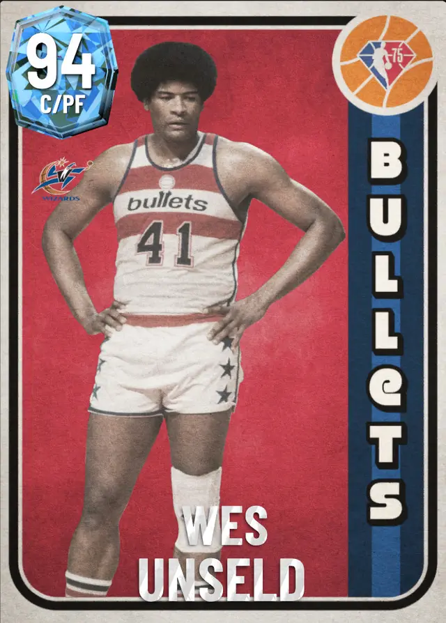(DIAMOND) Wes Unseld (94 OVR)