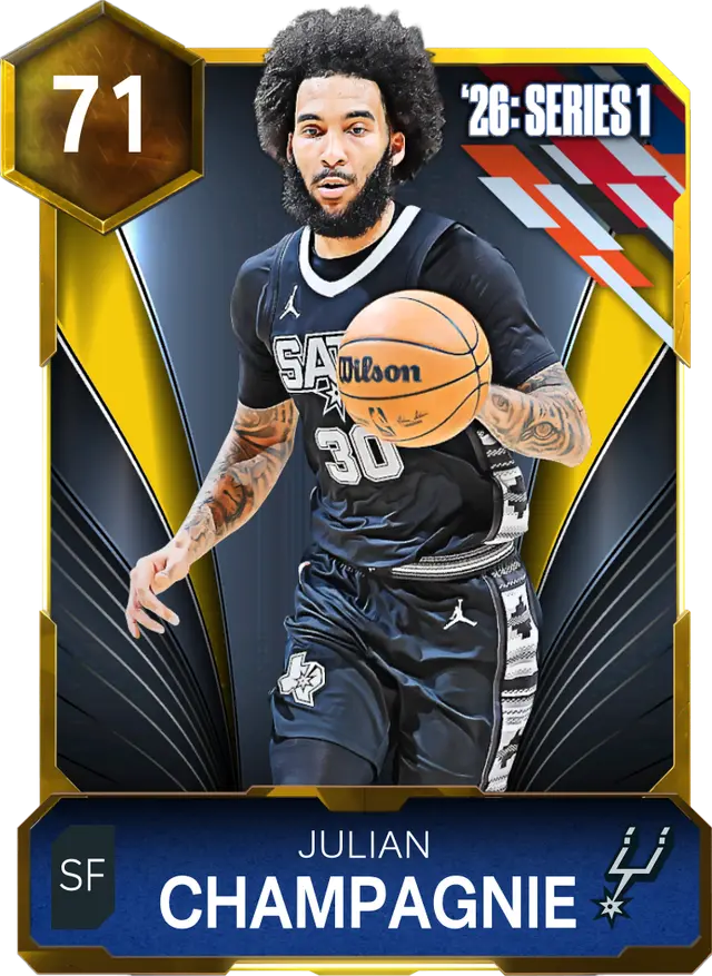 (GOLD) Julian Champagnie (71 OVR)