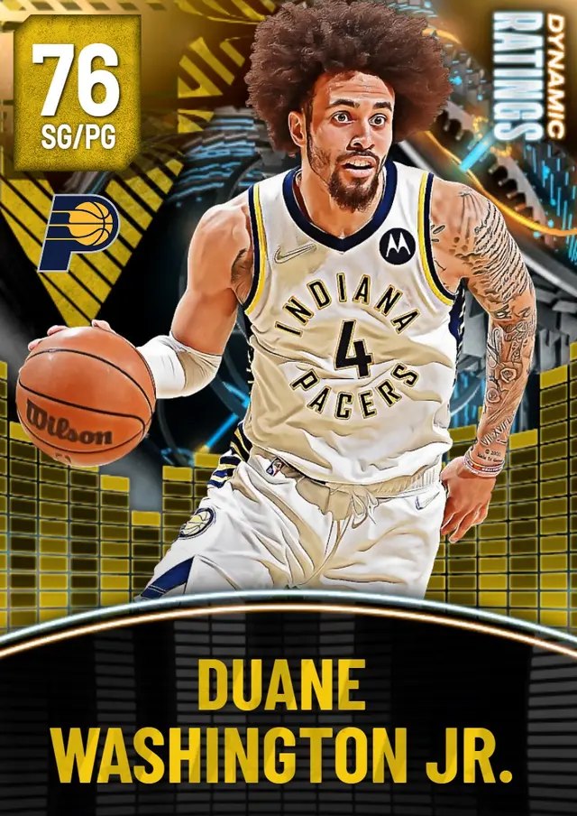 (GOLD) Duane Washington Jr. (76 OVR)