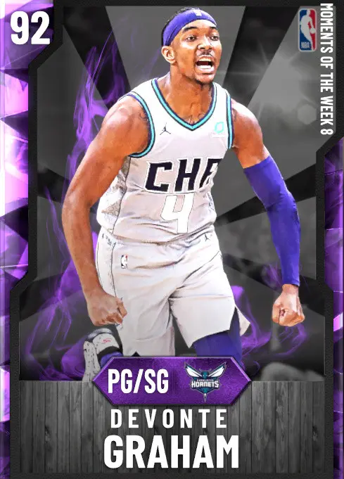 (AMETHYST) Devonte Graham (92 OVR)