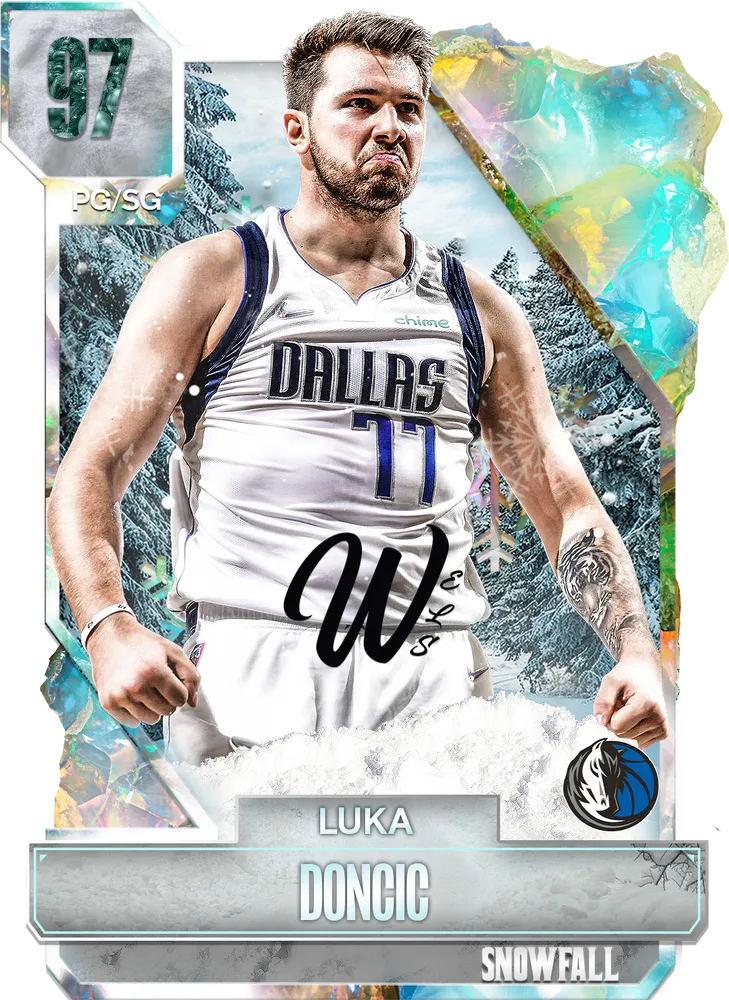 NBA 2K24 | 2KDB Custom Card (Luka's in the Snow)