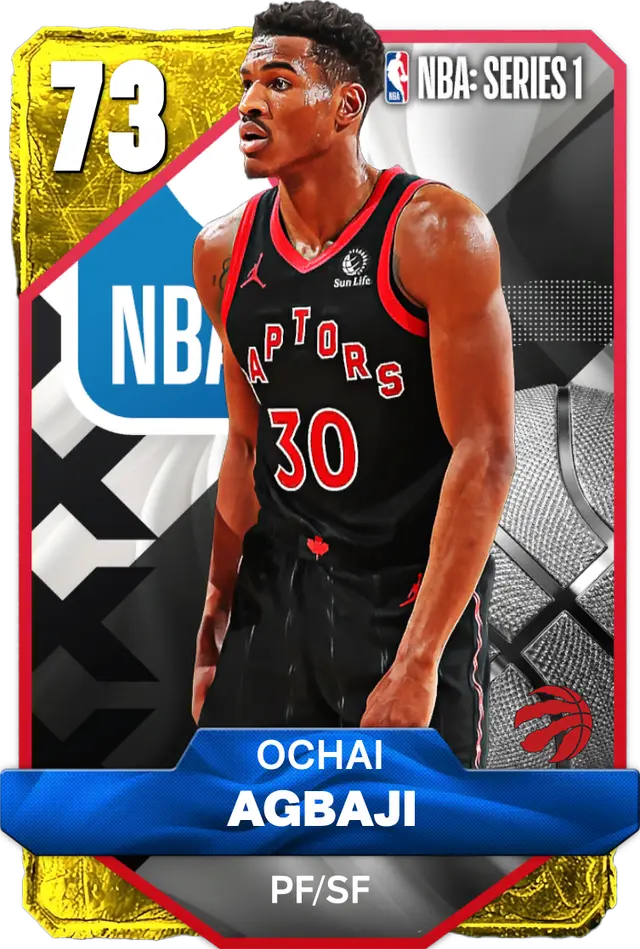 (GOLD) Ochai Agbaji (73 OVR)