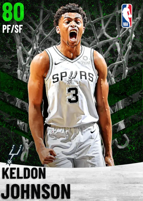 (EMERALD) Keldon Johnson (80 OVR)