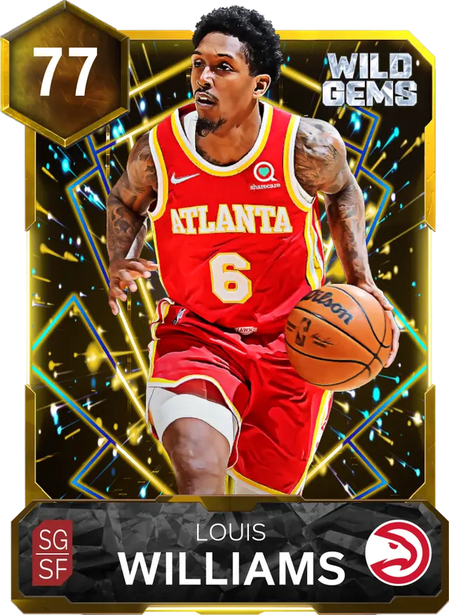 77 Louis Williams | Gold Wild Gems