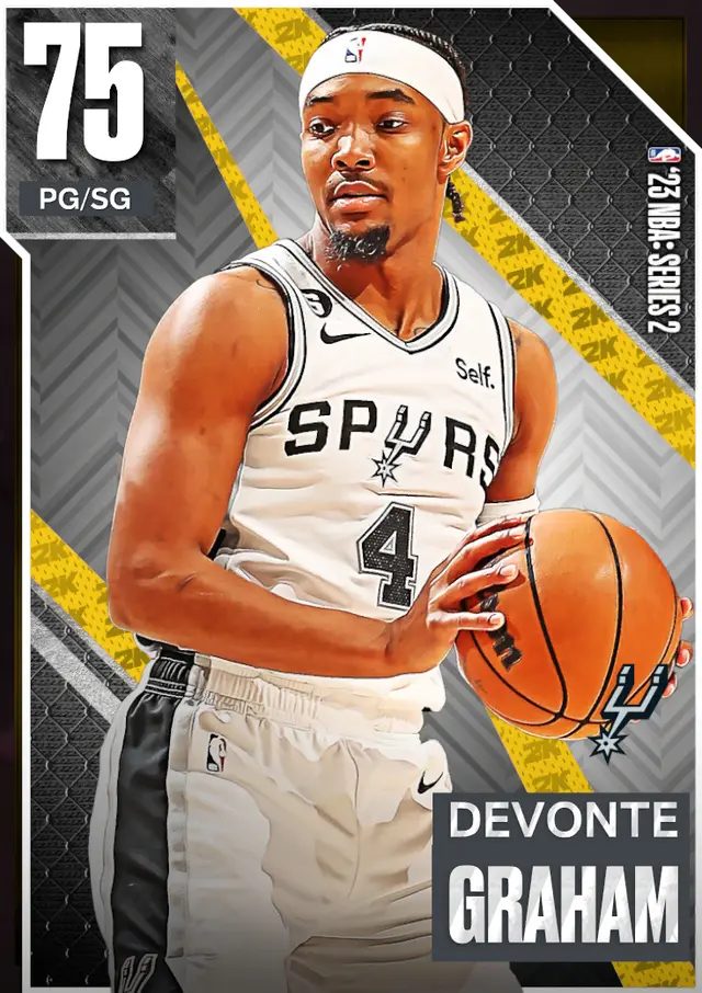(GOLD) Devonte Graham (75 OVR)