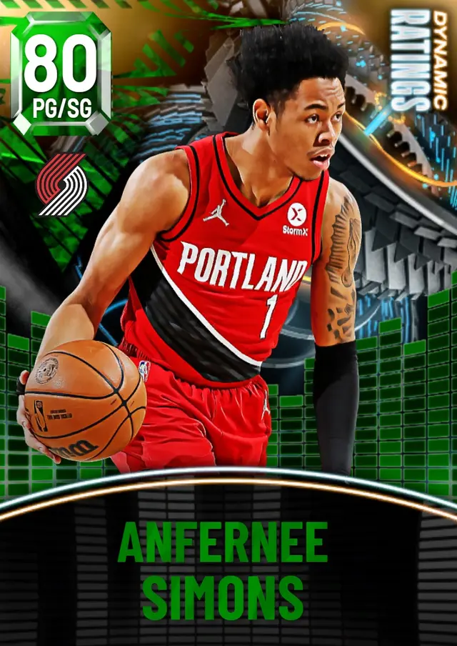 (EMERALD) Anfernee Simons (80 OVR)