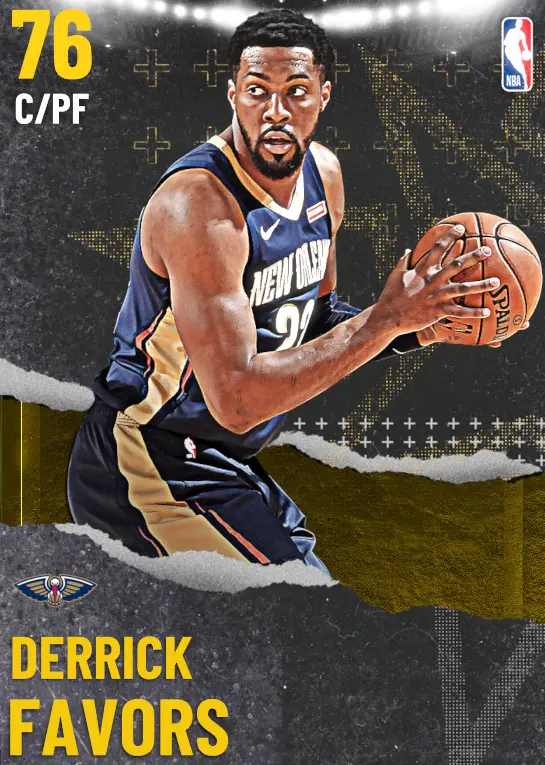 (GOLD) Derrick Favors (76 OVR)