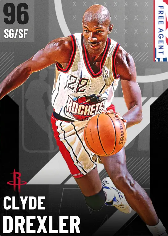 (FREEAGENT) Clyde Drexler (96 OVR)
