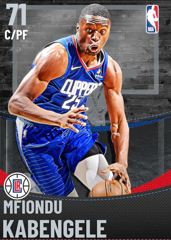 71 Mfiondu Kabengele | Los Angeles Clippers