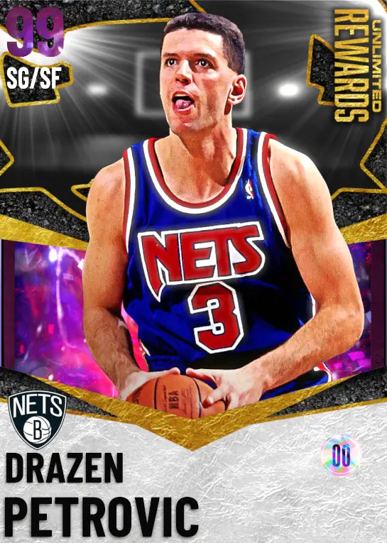 (DM) Drazen Petrovic (99 OVR)