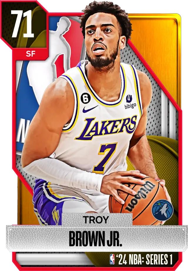 (GOLD) Troy Brown Jr. (71 OVR)