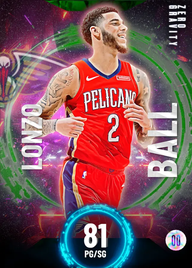 (EMERALD) Lonzo Ball (81 OVR)