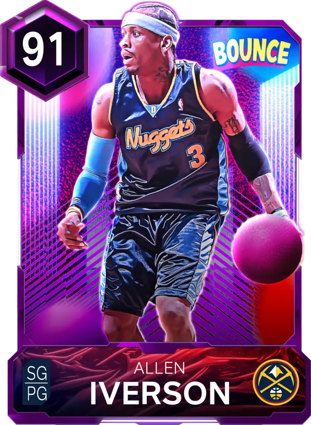 (AMETHYST) Allen Iverson (91 OVR)