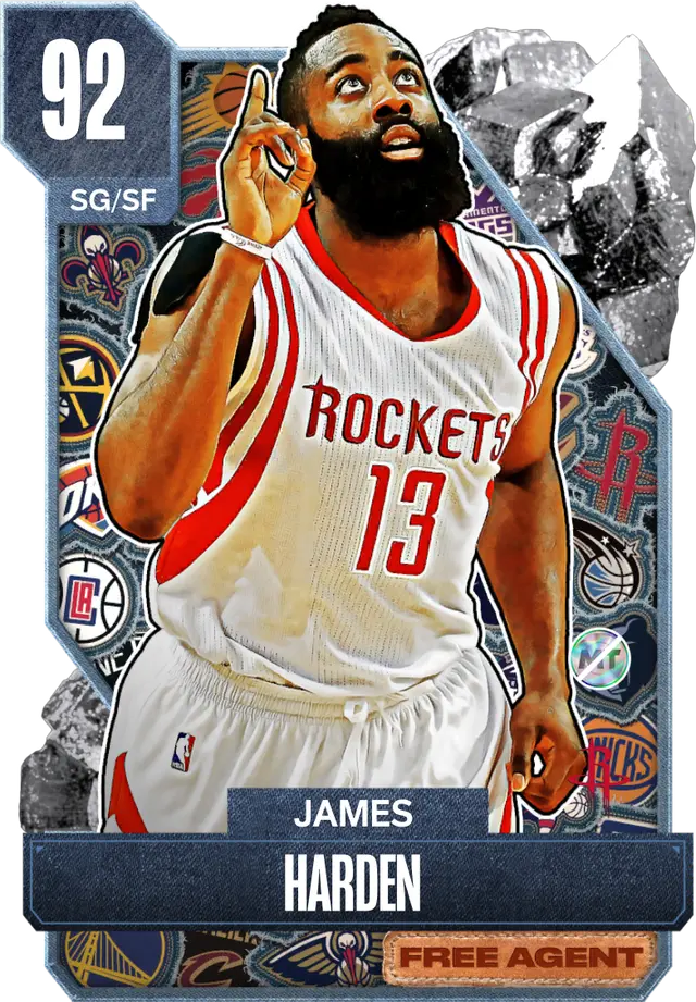 (FREEAGENT) James Harden (92 OVR)