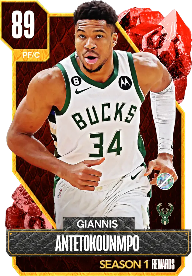 (RUBY) Giannis Antetokounmpo (89 OVR)