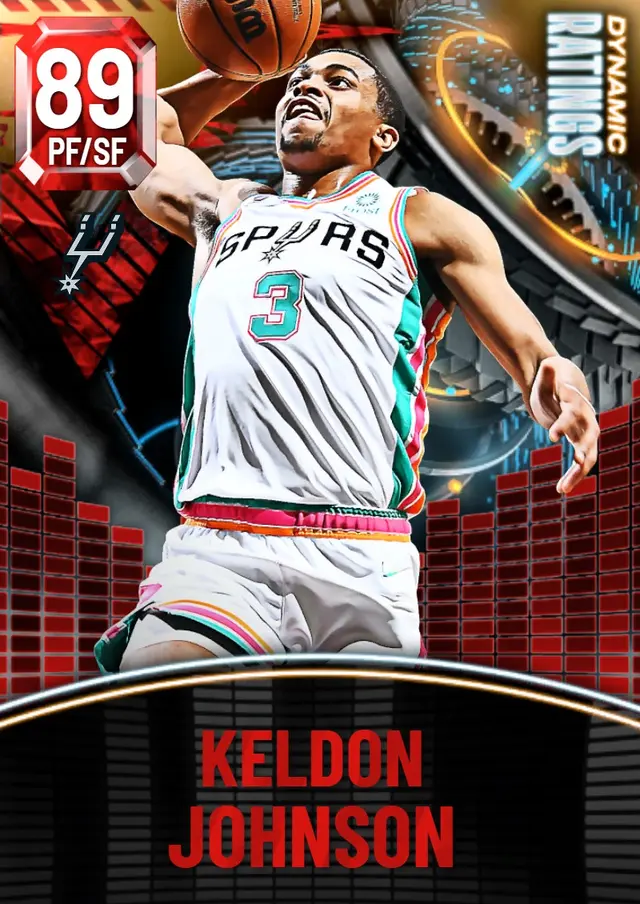 (RUBY) Keldon Johnson (89 OVR)