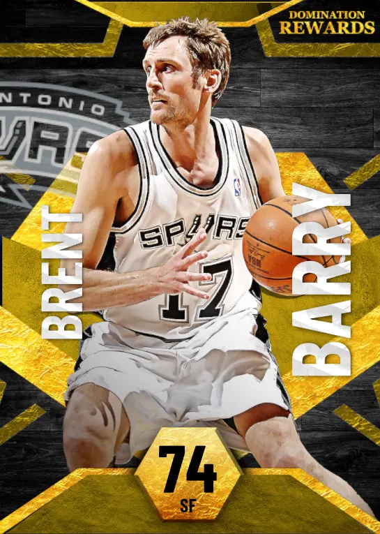 (GOLD) Brent Barry (74 OVR)
