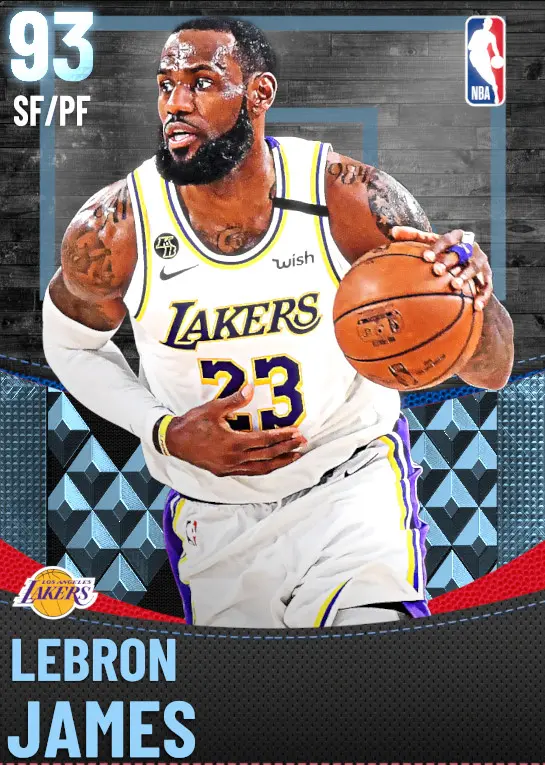 (DIAMOND) LeBron James (93 OVR)