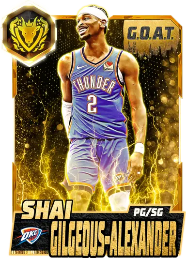 (GOAT) Shai Gilgeous-Alexander (99 OVR)