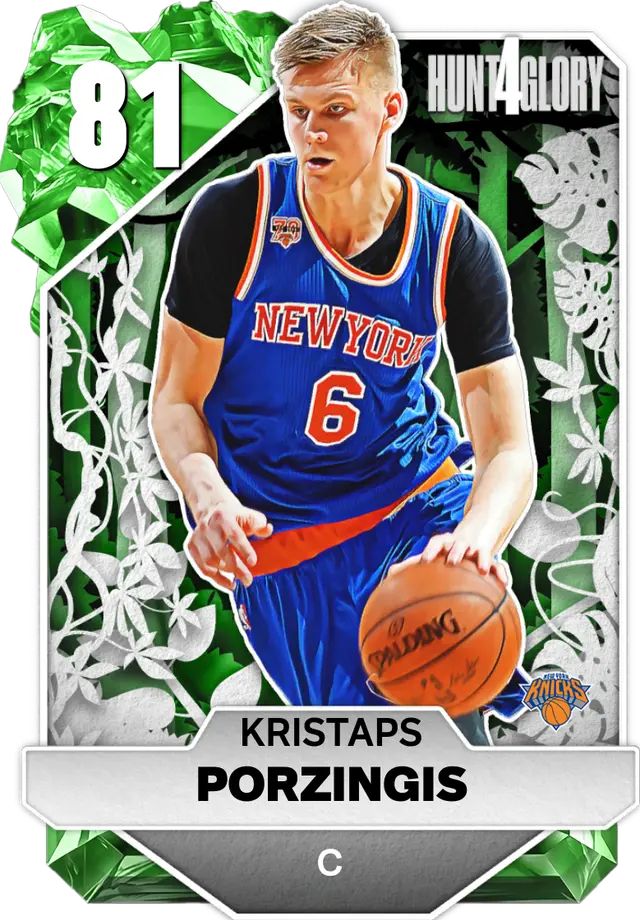 (EMERALD) Kristaps Porzingis (81 OVR)