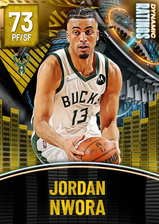 (GOLD) Jordan Nwora (73 OVR)