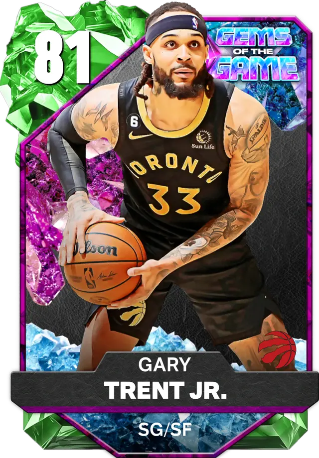 (EMERALD) Gary Trent Jr. (81 OVR)