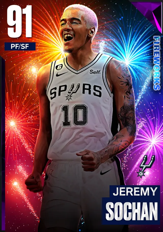 (AMETHYST) Jeremy Sochan (91 OVR)