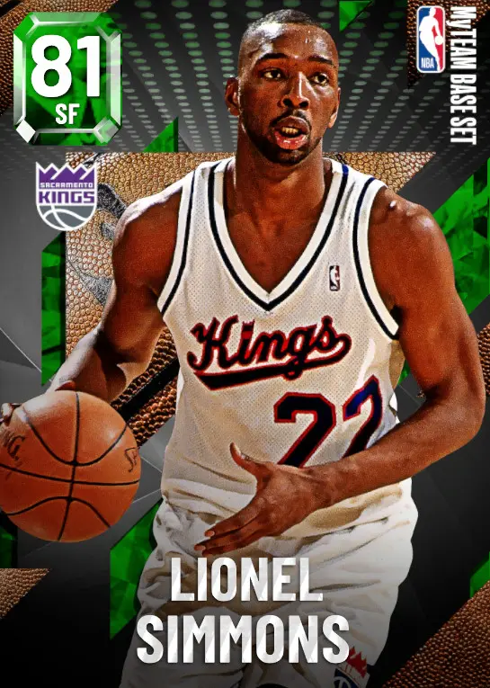 (EMERALD) Lionel Simmons (81 OVR)