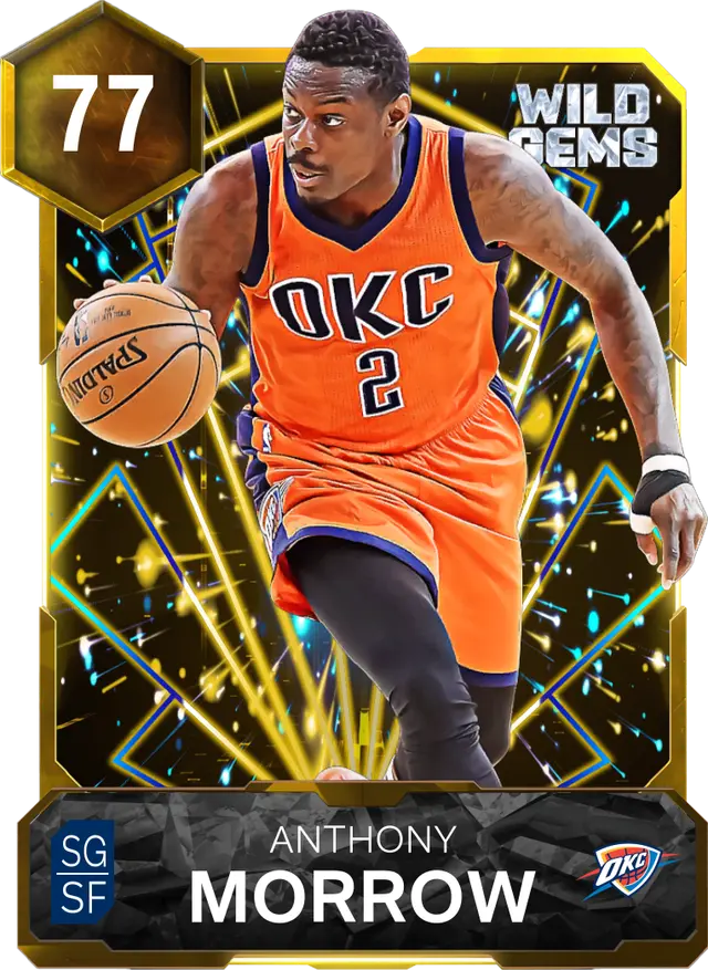 77 Anthony Morrow | Gold Wild Gems