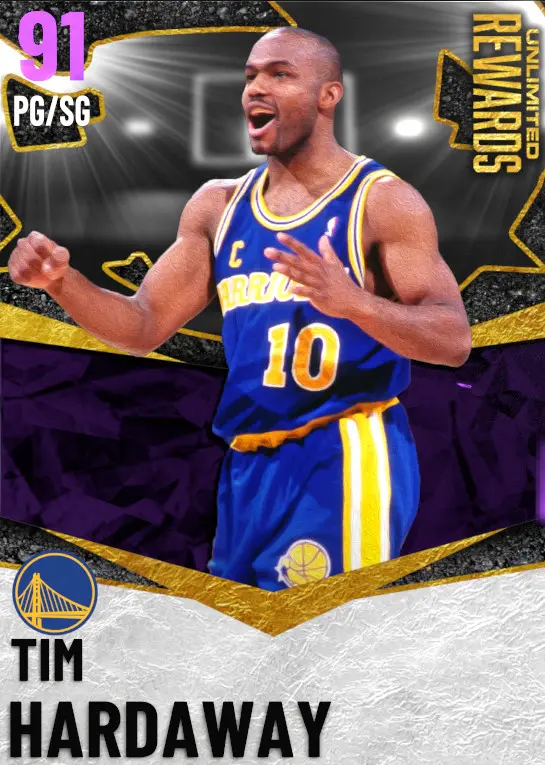 (AMETHYST) Tim Hardaway (91 OVR)