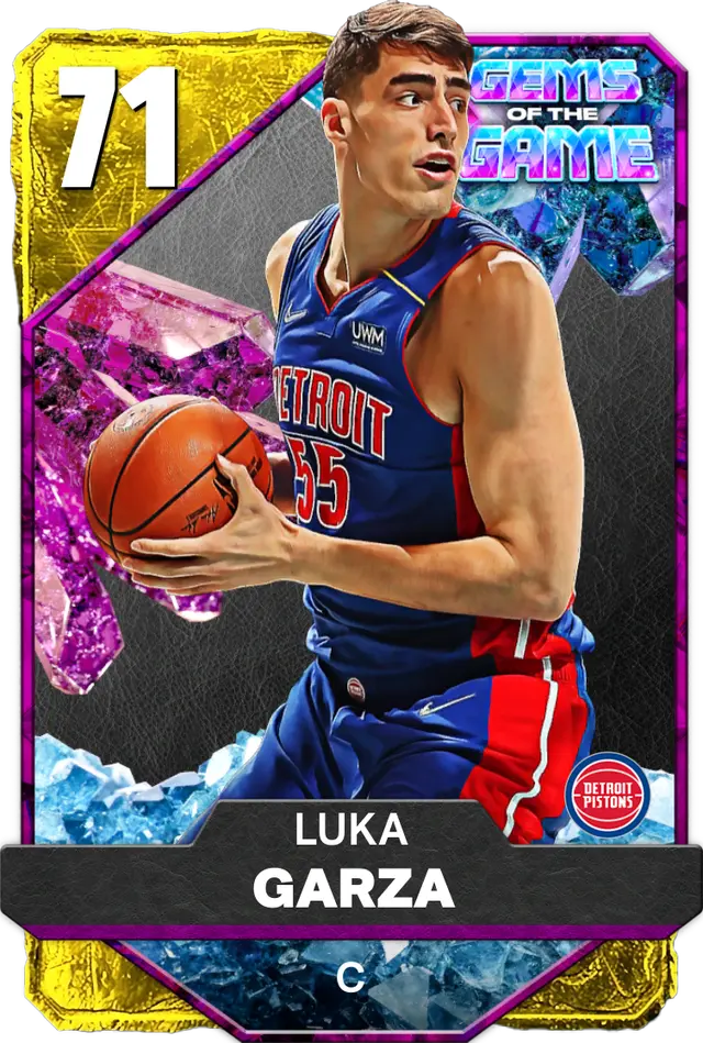 (GOLD) Luka Garza (71 OVR)