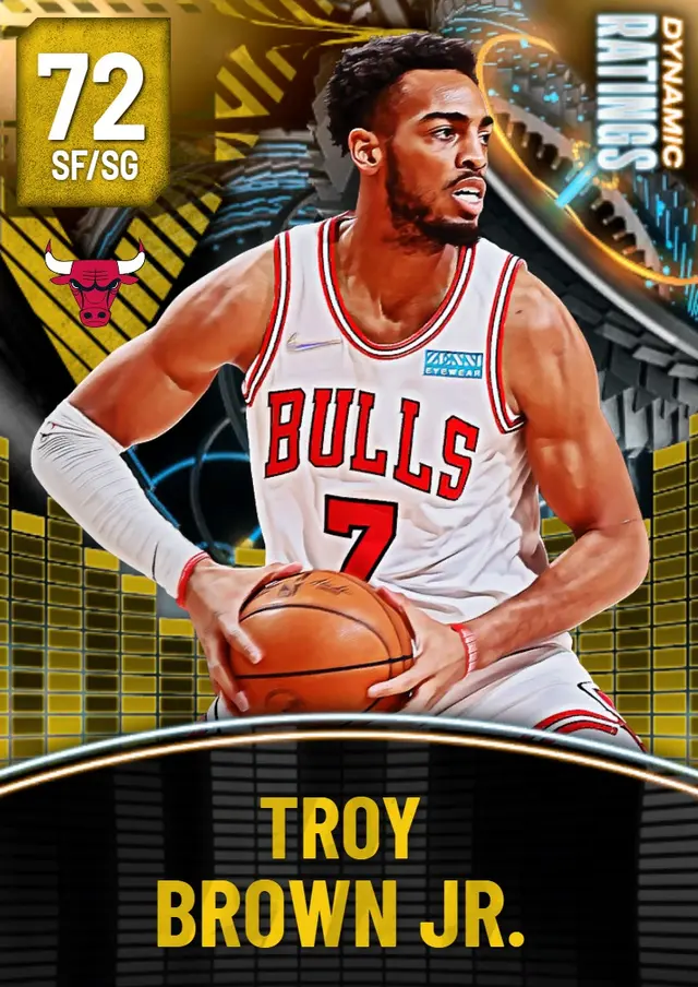 (GOLD) Troy Brown Jr. (72 OVR)