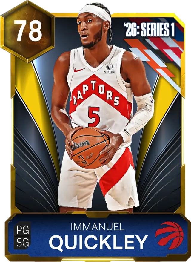 (GOLD) Immanuel Quickley (78 OVR)