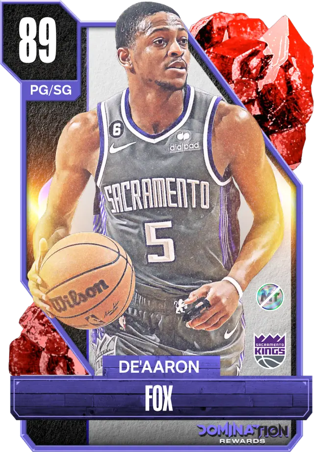 (RUBY) De'Aaron Fox (89 OVR)