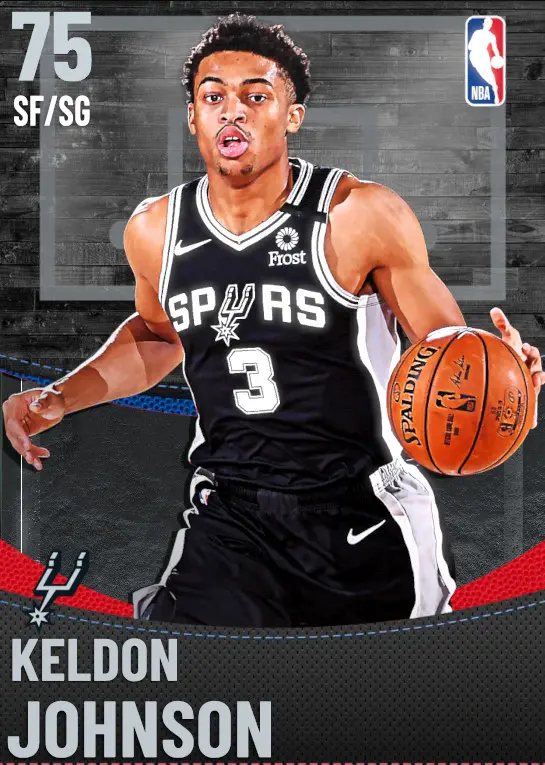(SILVER) Keldon Johnson (75 OVR)