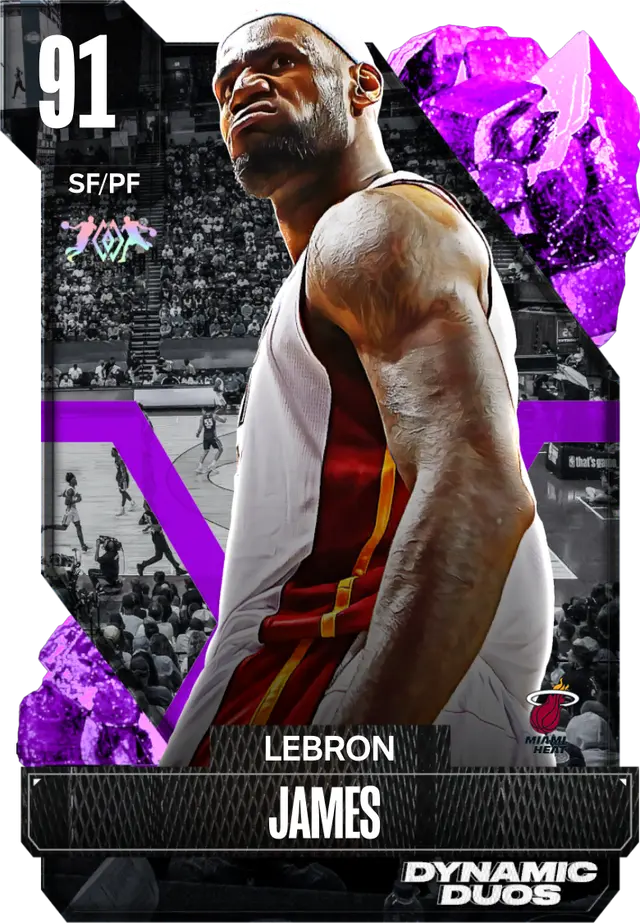(AMETHYST) LeBron James (91 OVR)