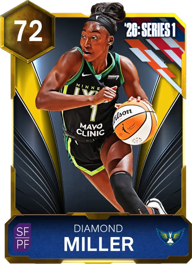 (GOLD) Diamond Miller (72 OVR)