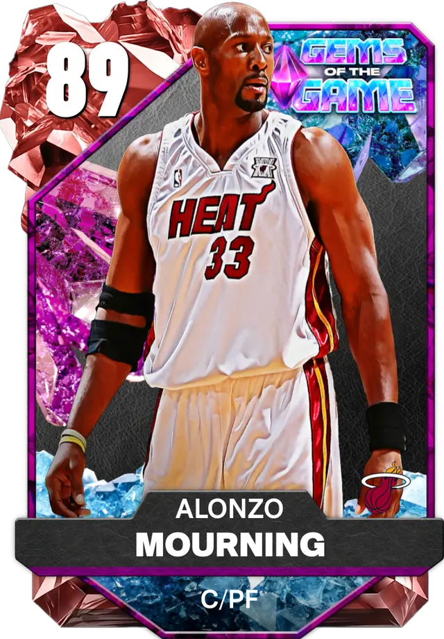 (RUBY) Alonzo Mourning (89 OVR)