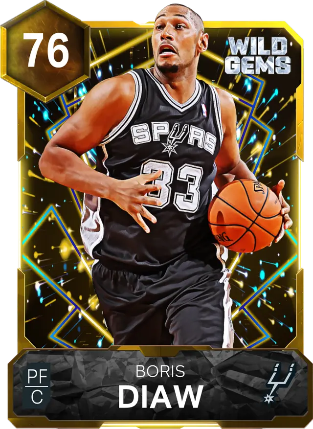 76 Boris Diaw | Gold Wild Gems
