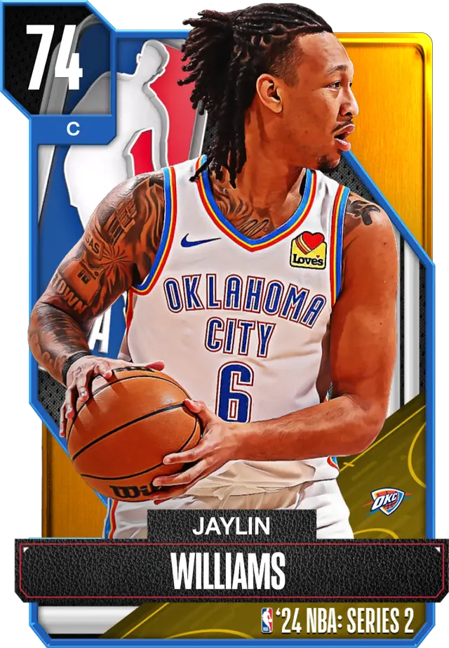 (GOLD) Jaylin Williams (74 OVR)